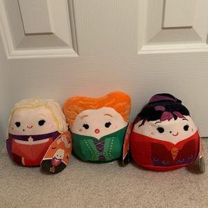 Squishmallow- 5” Hocus Pocus Sanderson sisters bundle